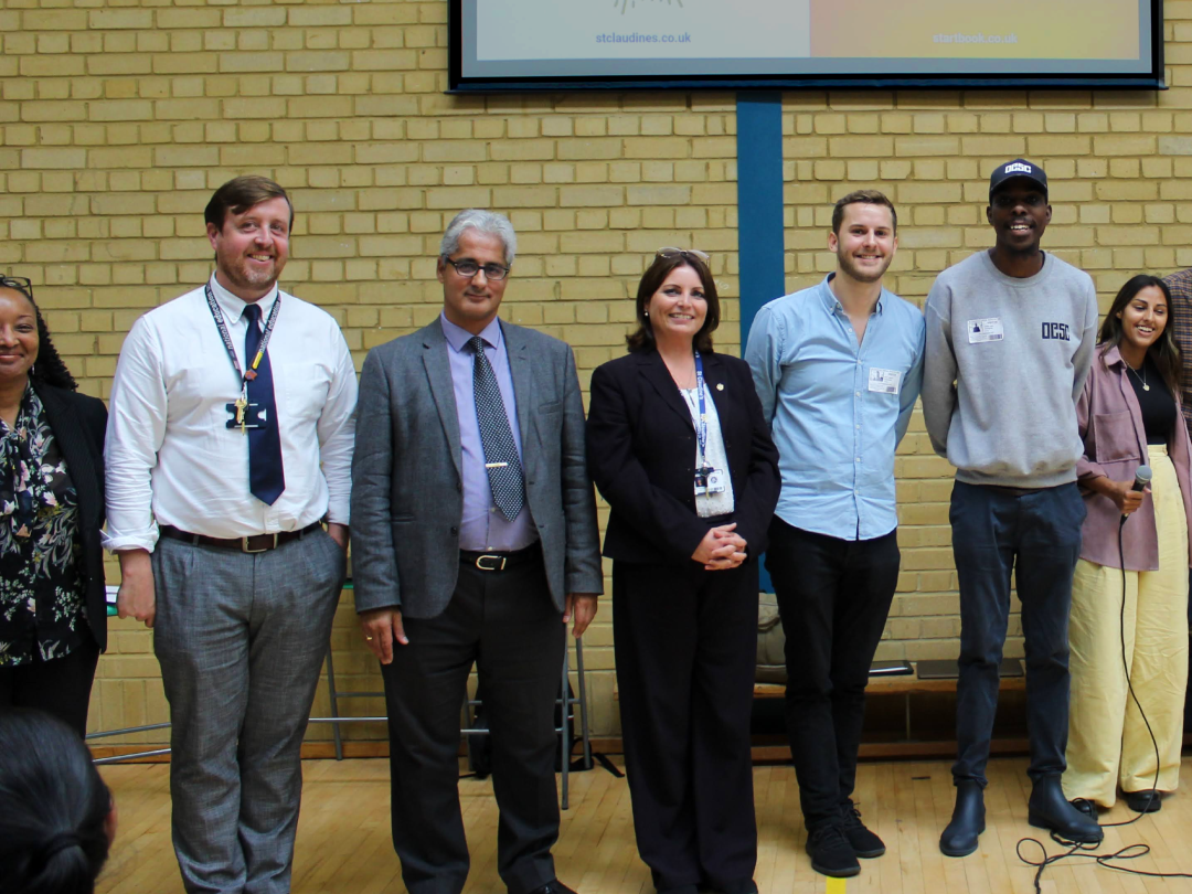 The St Claudine's Enterprise programme team